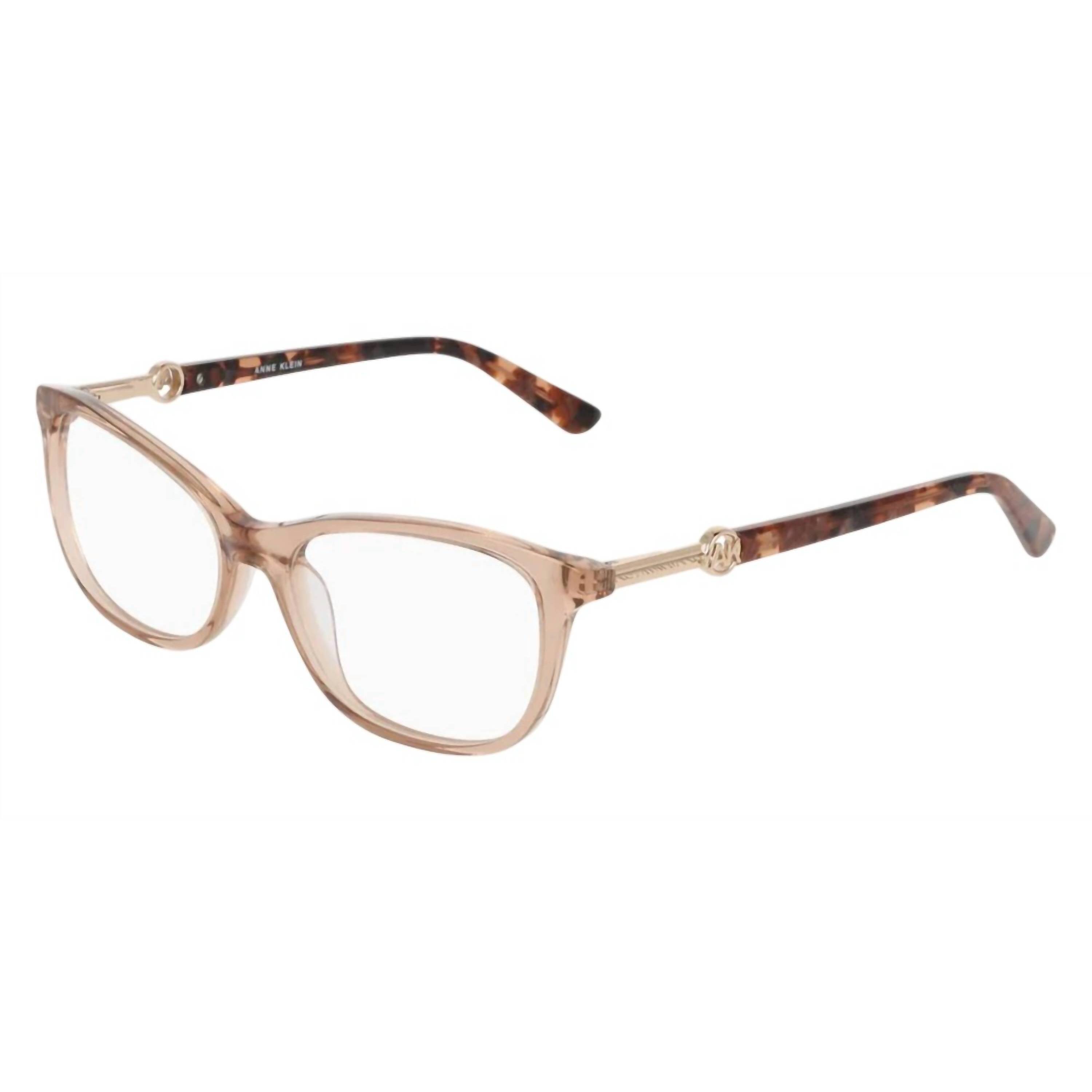 New Anne Klein Women's Ak5125 204 Eyeglasses Frame In Taupe Crystal
